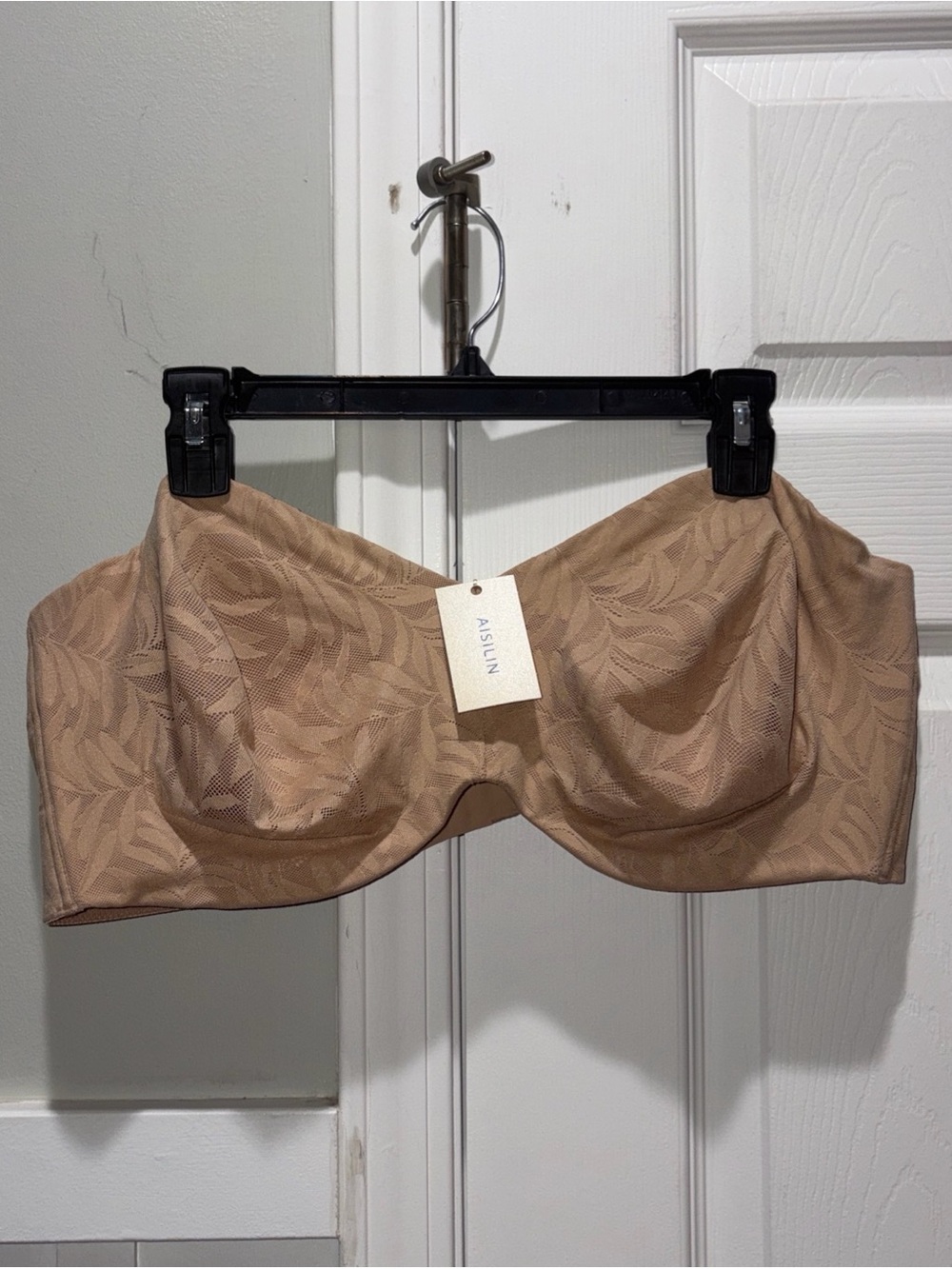 Aisilin Underwire Unlined Lace Seamless Strapless Bra Size 44DD NWT